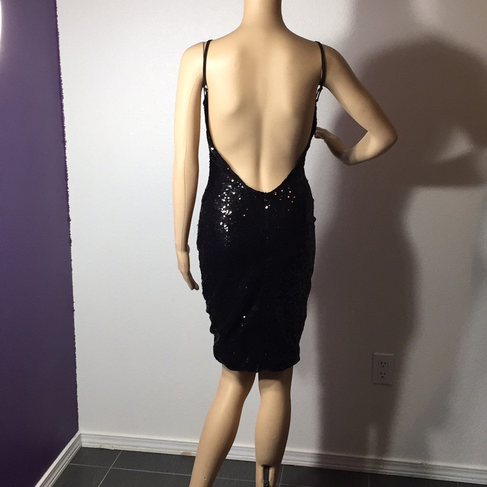 Nicole missguided backless dress